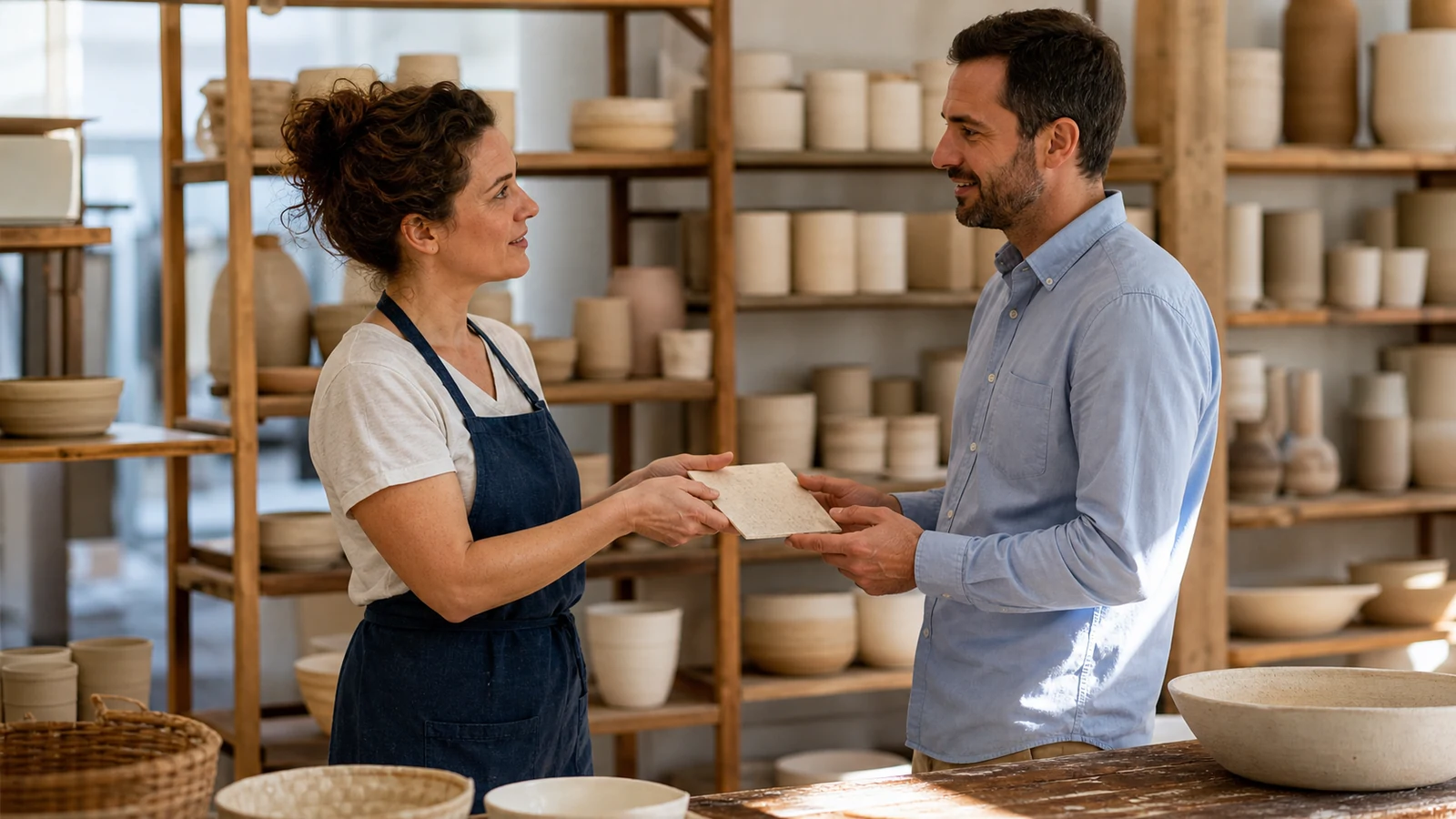 Scène professionnelle illustrant B to B B to C : Comment réussir la transition commerciale étape par étape